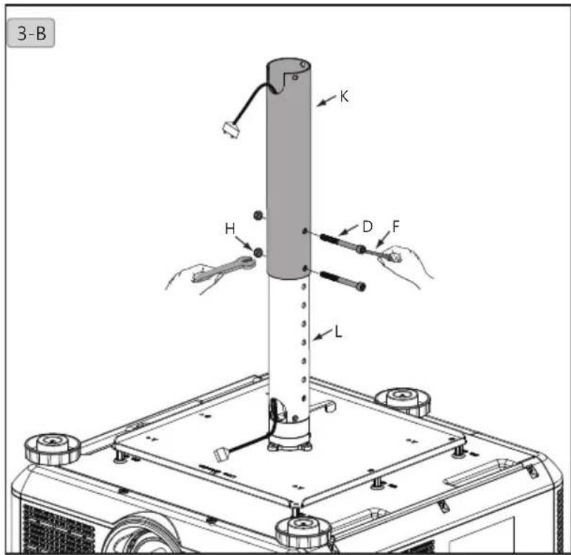 BENQ X12000 - Select length of projector holder - 2