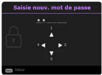 BENQ TK700STI - Oubli du mot de passe - 1
