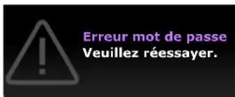 BENQ TK700STI - Oubli du mot de passe - 2