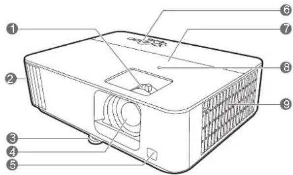 BENQ TK700STI - Vue extérieure du projecteur - 1