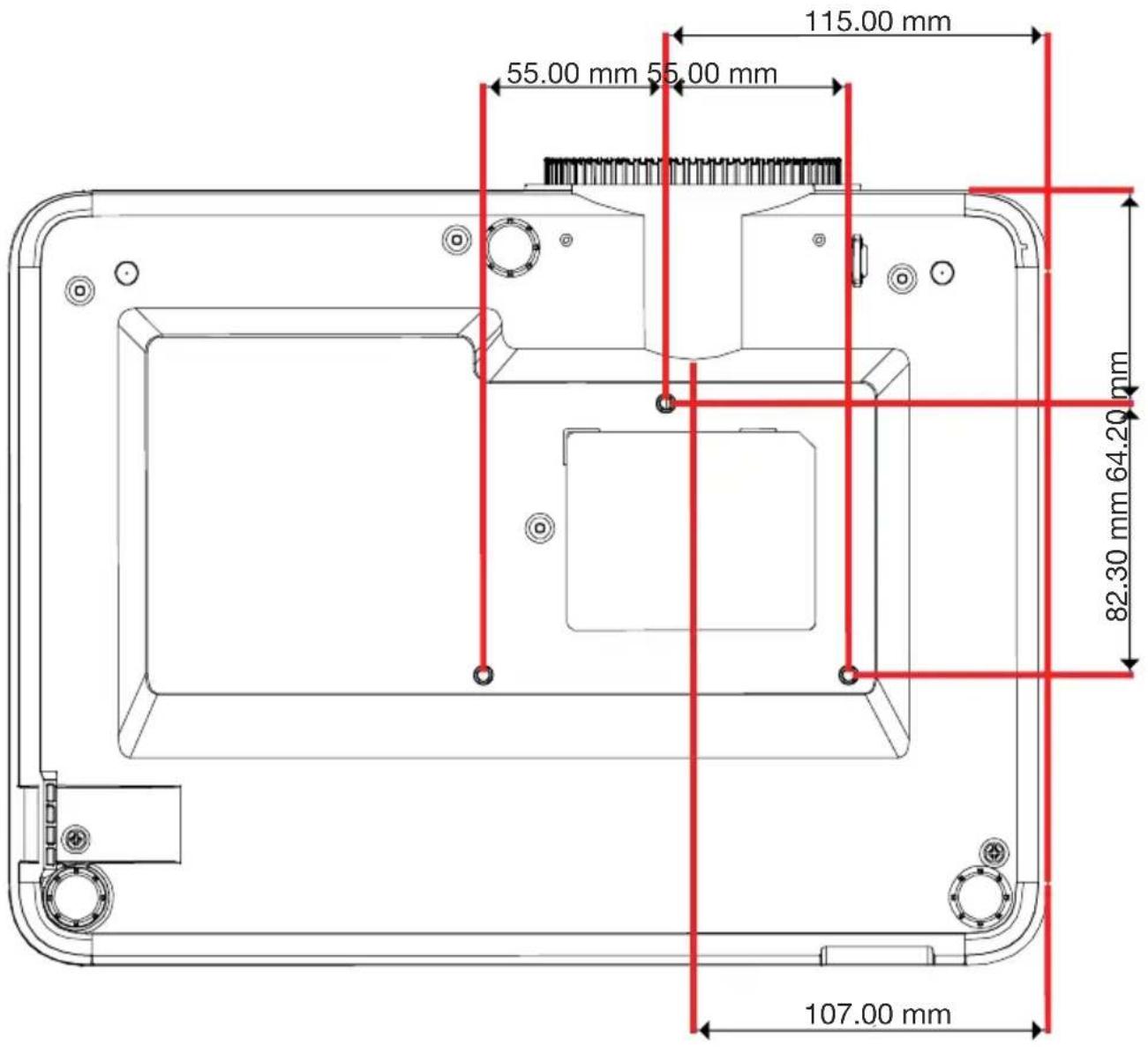 INFOCUS Genesis IN118AA - Dessous - 1