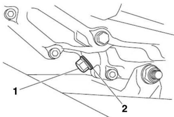 YAMAHA YFZ450R (2021) - Changement de l'huile moteur (avec ou sans remplacement de l'élément du filtre à huile) - 2