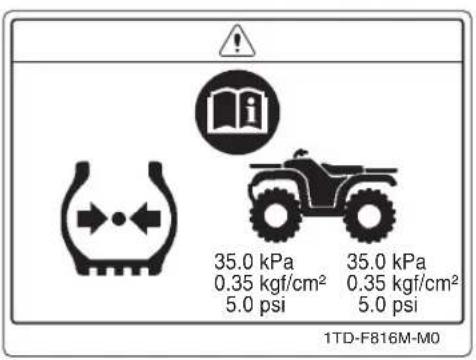 35.0 kPa 0.35 kgf/cm² 5.0 psi 35.0 kPa 0.35 kgf/cm² 5.0 psi 1TD-F816M-M0