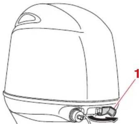 YAMAHA VF90 (2021) - Dépose du capot supérieur - 1