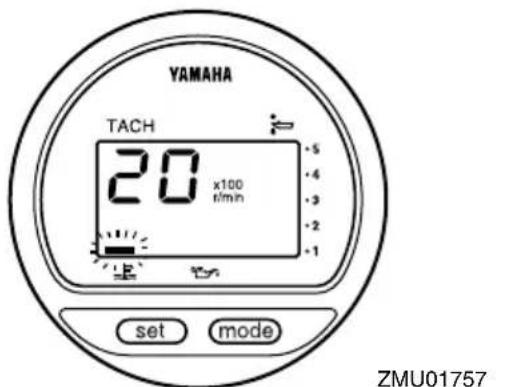 YAMAHA VF90 (2021) - Alerte de surchauffe - 1