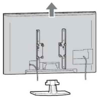 SONY SUFL71M - Detach the Table-Top Stand from the TV. - 1