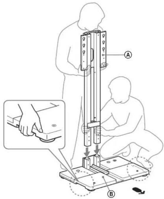 SONY SUFL71M - Assemblage du support - 1