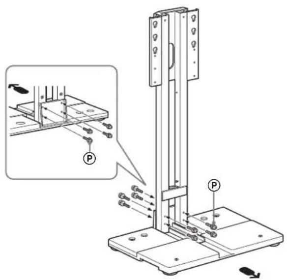 SONY SUFL71M - 1Assembling the floor stand - 2