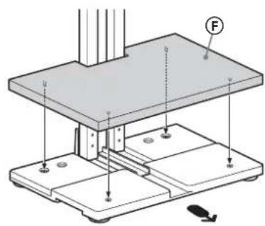 SONY SUFL71M - 1Assembling the floor stand - 3