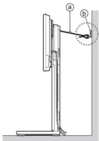 SONY SUFL71M - Secure Pillar A to the wall. - 1