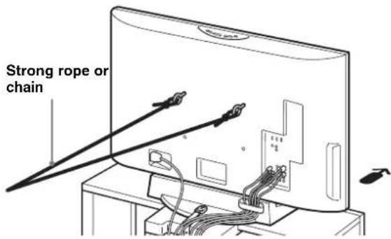 SONY SUFL300L - Anchor the TV to the wall. - 1