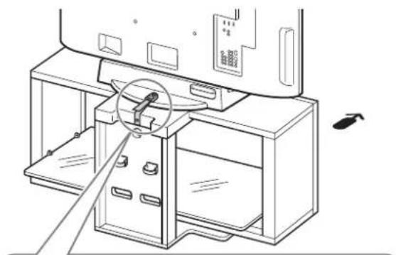 SONY SUFL300L - Attach the support belt. - 1