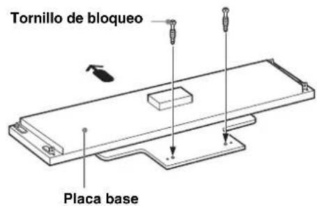 SONY SUFL300L - Coloque el pilar trasero en la placac base. - 1