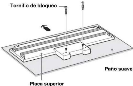 SONY SUFL300L - Coloque la placasuperior. - 1