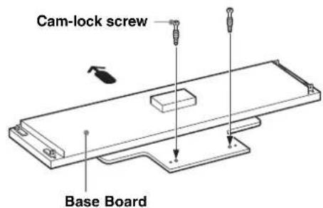SONY SUFL300L - Attach the Rear Pillar to the Base Board. - 1