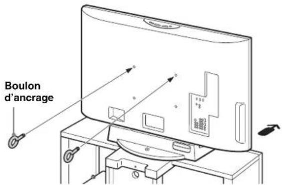 SONY SUFL300L - Fixez les boulons d'ancrage. - 1