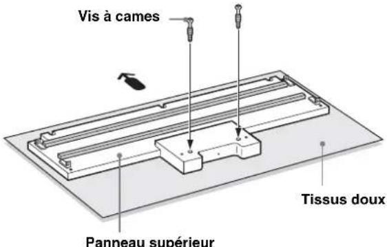 SONY SUFL300L - Fixez le panneau supérieur. - 1