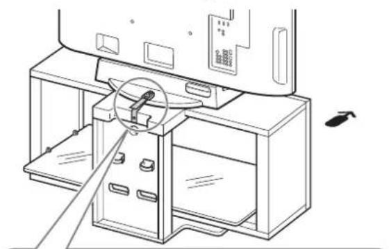 SONY SUFL300L - Fixez la courroie de soutien. - 1