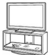 SONY SUFL300L - Do not use a cracked TV Stand. - 1