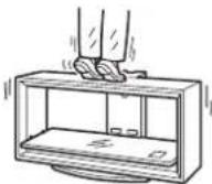 SONY SUFL300L - Do not step on the TV Stand. - 1