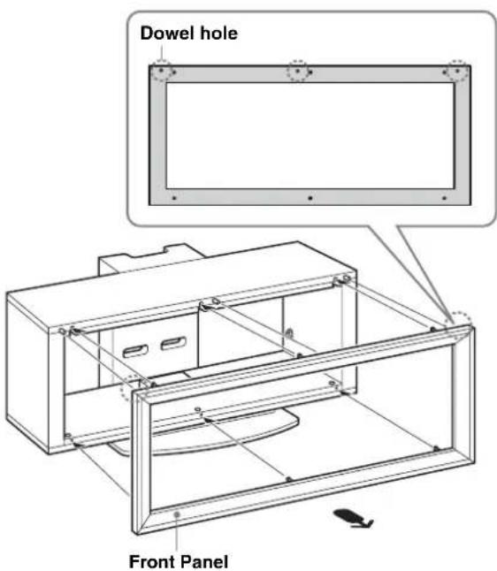 SONY SUFL300L - Attach the Front Panel to the TV Stand. - 1