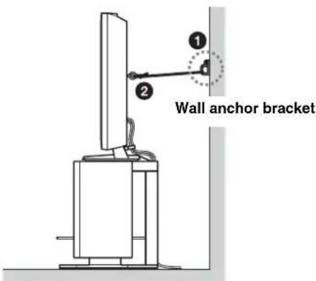 SONY SUFL300L - Anchor the TV to the wall. - 2