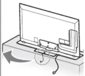 SONY SUB553S - Medidas recomendadas para a instalação segura da TV e o suporte de televisor - 3