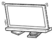 SONY SU40NX1 - Installer de tv-standaard op een stevige en vlakke ondergrond. - 1