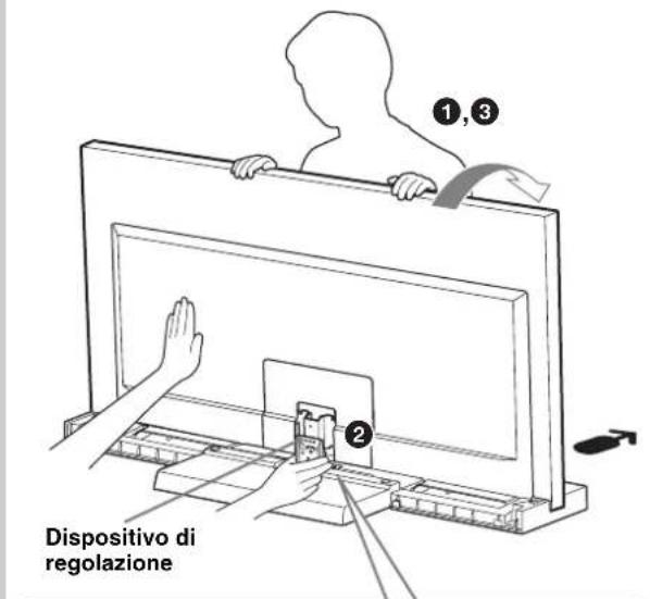 SONY SU40NX1 - Regolare l'angolo di visione. - 1