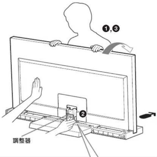 SONY SU40NX1 - 説整角度。 - 1