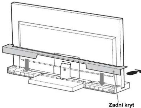 SONY SU40NX1 - Připevněte zadní kryt ke konzole pro montáž na zed'. - 1