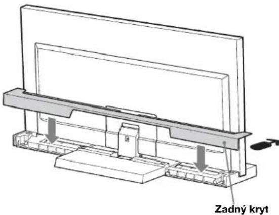 SONY SU40NX1 - Namontujte na stojan na televízor zadné kryt. - 1