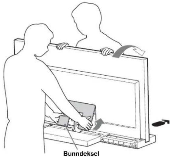SONY SU40NX1 - Fest bunndekelet til TV-apparatet. - 1
