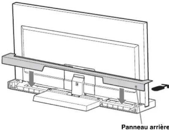 SONY SU40NX1 - Fixez le panneau arrêté au support TV. - 1