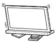 SONY SU40NX1 - TV Sehpasinin devrilmesini onlemek uzere onlemler aldiginizdan emin olun. - 1