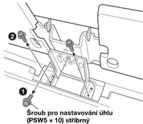 SONY SU40NX1 - Nastavováni úhlu obrazovky televizoru - 2