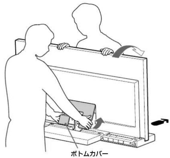 SONY SU40NX1 - テレビにボトム力八一を取り付む。 - 1