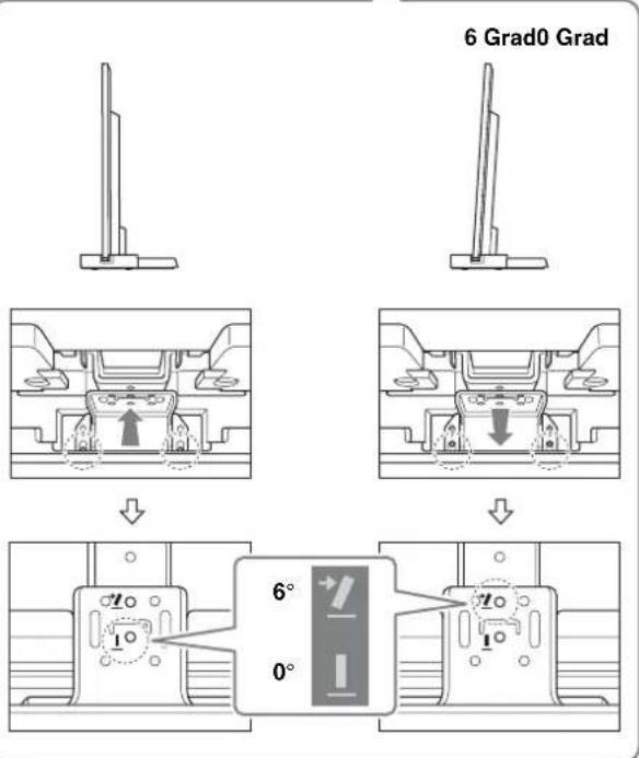 SONY SU40NX1 - Passen Sie den Winkel an. - 3
