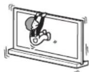 SONY SU40NX1 - He npityuItecno Telebi3opa, yctaHOBJeHOro Ha niDCTabci, Ta He BiwaTe Ha HbOro XODHi ppeMetn. - 1
