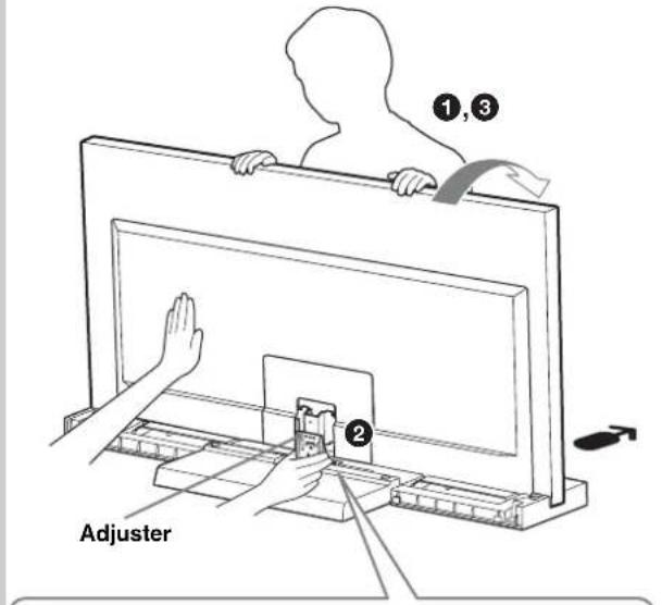 SONY SU40NX1 - Adjust the angle. - 2