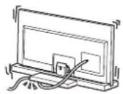 SONY SU40NX1 - Zamezte priskriputí AC sítového kabelu nebo pripojovaciho kabelu. - 1