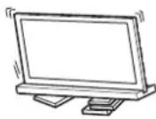 SONY SU40NX1 - Stellen Sie den Fernsehsteller unbedingt auf einer stabilen und ebenen Bodenfläche auf. - 1