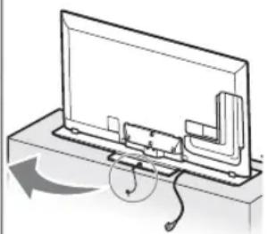 SONY SUB463S - Medidas recomendadas para a instalação segura da TV e o suporte de televisor - 3