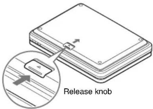 SONY DVPFX825 - To remove the battery pack - 1