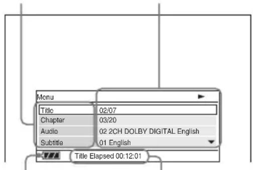 SONY DVPFX825 - Press DISPLAY while playing a DVD. - 1