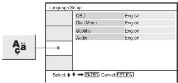 SONY DVPFX825 - (Language Setup) - 1