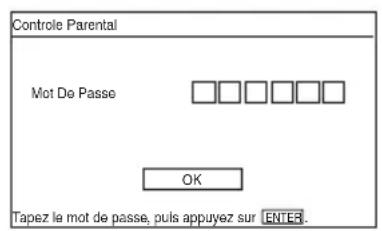 SONY DVPFX825 - Appuyez sur ↑/↓ pour sélectionner le niveau de limitation (1-8) et appuyez sur ENTER. - 1