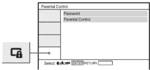 SONY DVPFX825 - Parental Control Settings (Parental Control) - 1