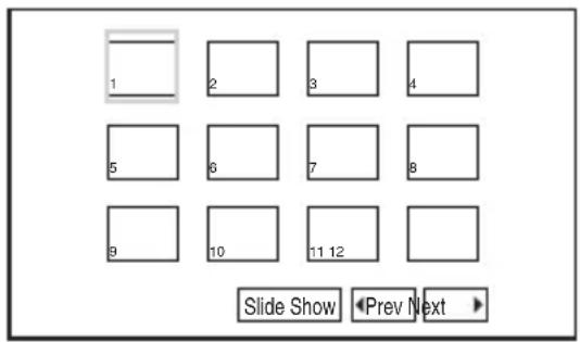 SONY DVPFX735 - To display the list of thumbnails - 1