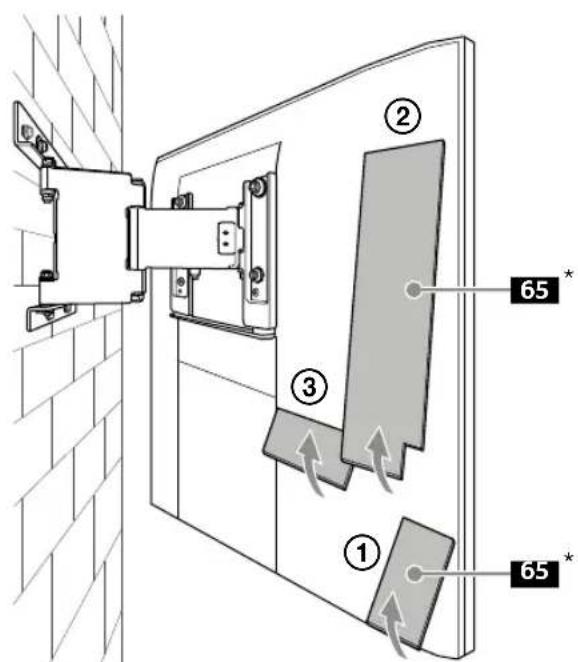 SONY SUWL830 - Installing the TV on the wall - 10